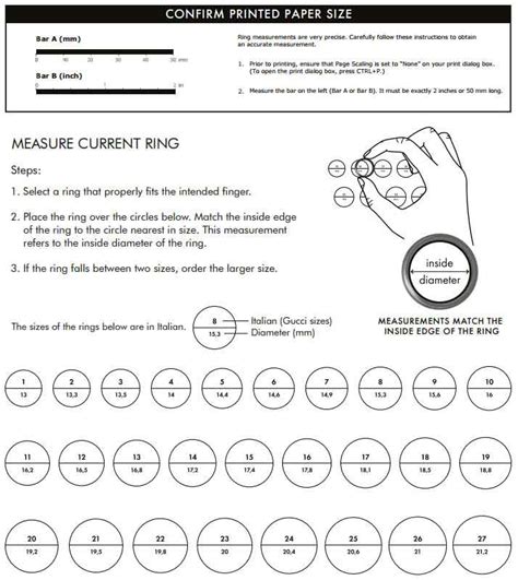 gucci heren ring|gucci ring size chart.